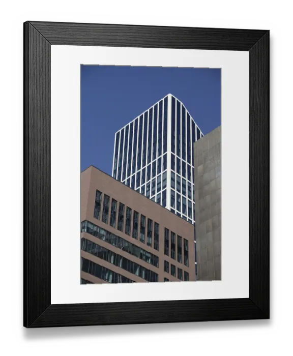 Framed Print : High-rise building, Frankfurt, skyscraper Framed Print : High-rise building, Frankfurt, skyscraper
