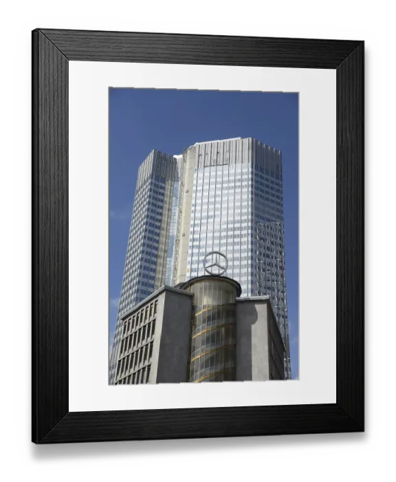 Framed Print : High-rise building, Frankfurt, skyscraper Framed Print : High-rise building, Frankfurt, skyscraper