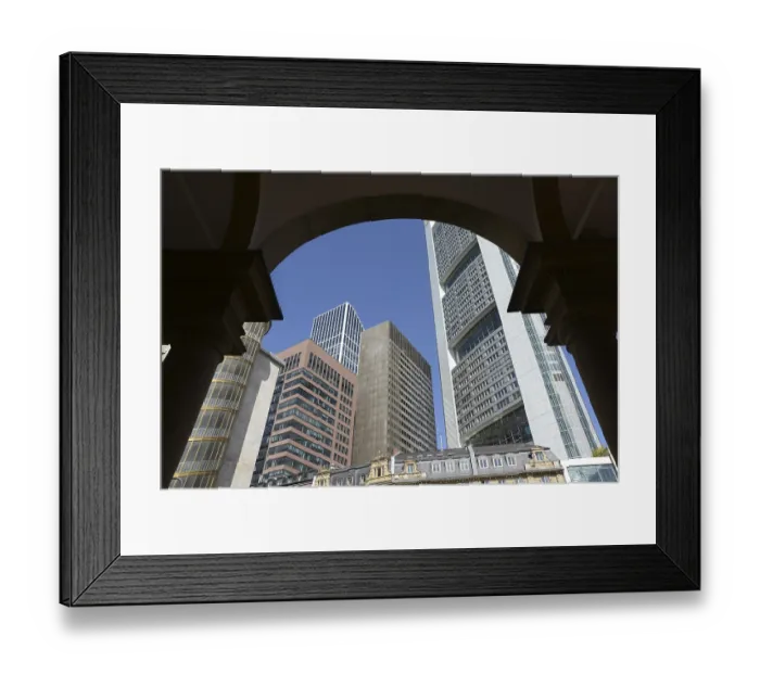 Framed Print : High-rise building, Frankfurt, skyscraper
