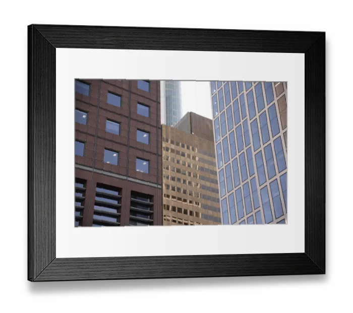 Framed Print : High-rise building, high-rise buildings
