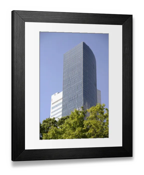 Framed Print : High-rise building, Frankfurt, skyscraper