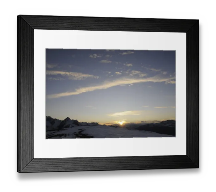 Framed Print : Evening, Plattenkogel, Hochkrimml Framed Print : Evening, Plattenkogel, Hochkrimml