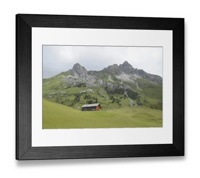 Framed Print : Karhorn, Lechquellgebirge, Vorarlberg