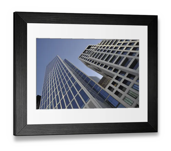 Framed Print : High-rise building, Frankfurt, skyscrapers