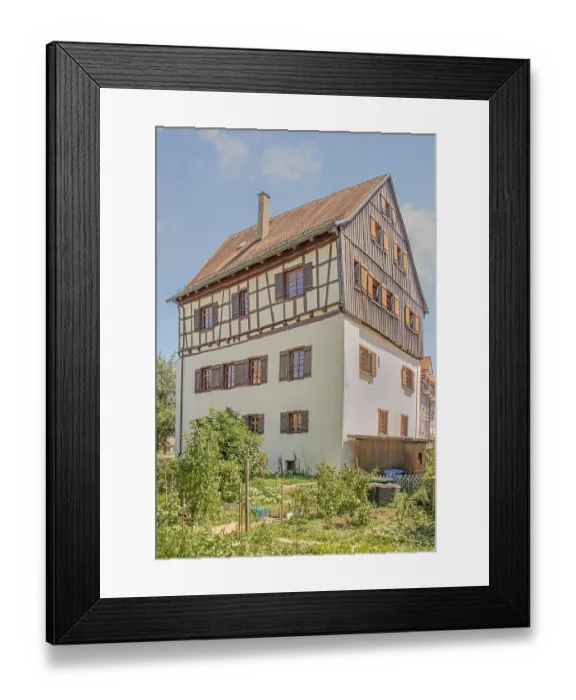 Framed Print : Historic half-timbered house in Mengen Framed Print : Historic half-timbered house in Mengen