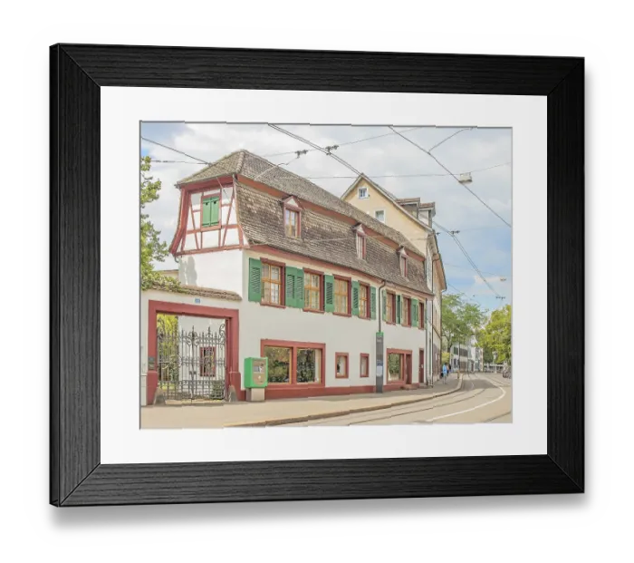 Framed Print : Altstadt Basel, Switzerland