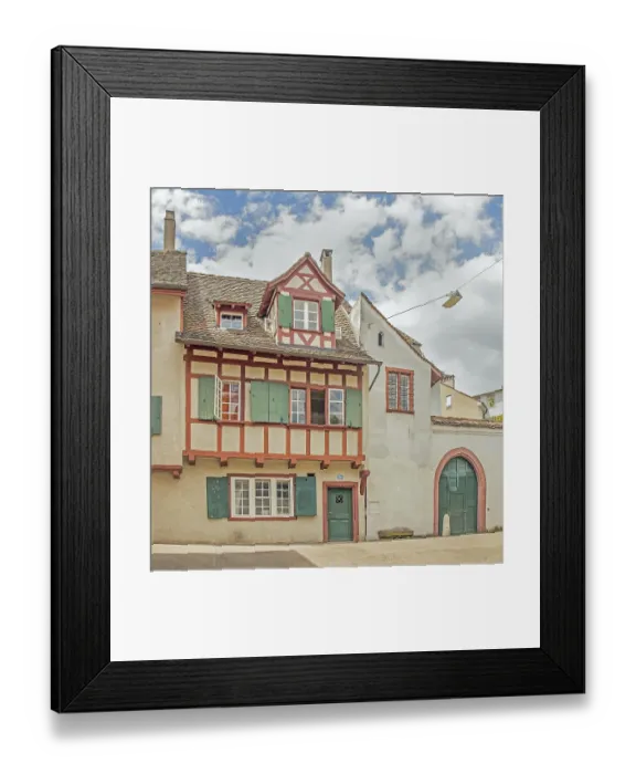 Framed Print : Altstadtgasse Basel, Switzerland