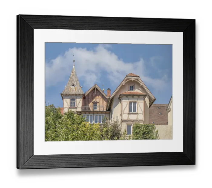 Framed Print : Historic building, Wangen im Allgau Historic building