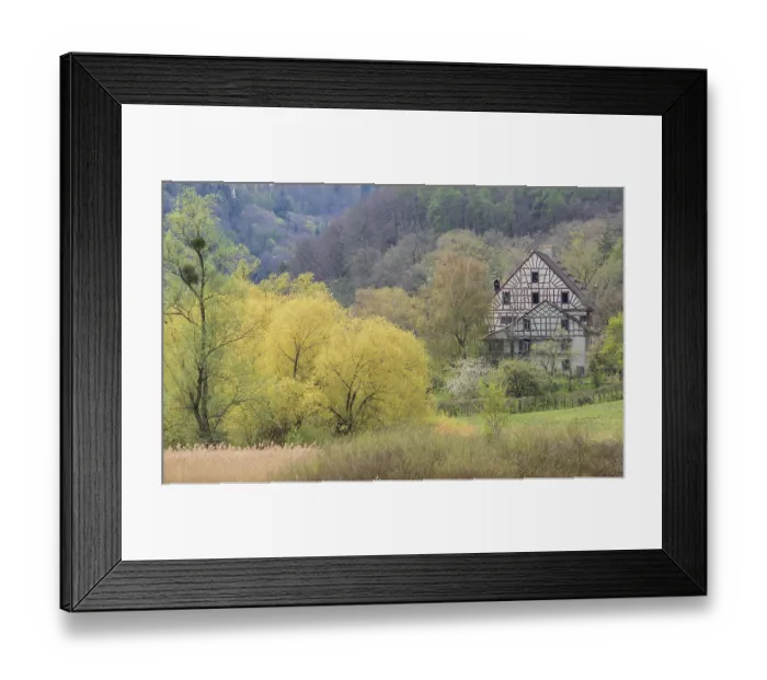 Framed Print : Half-timbered house in the Black Forest Framed Print : Half-timbered house in the Black Forest