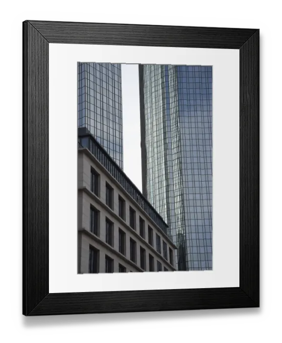Framed Print : High-rise building, Frankfurt, skyscrapers