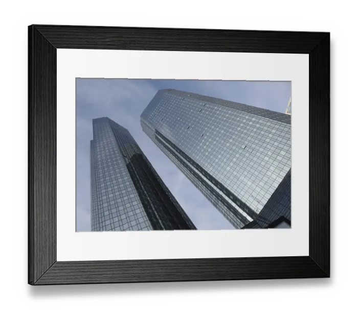 Framed Print : High-rise building, Frankfurt, skyscrapers