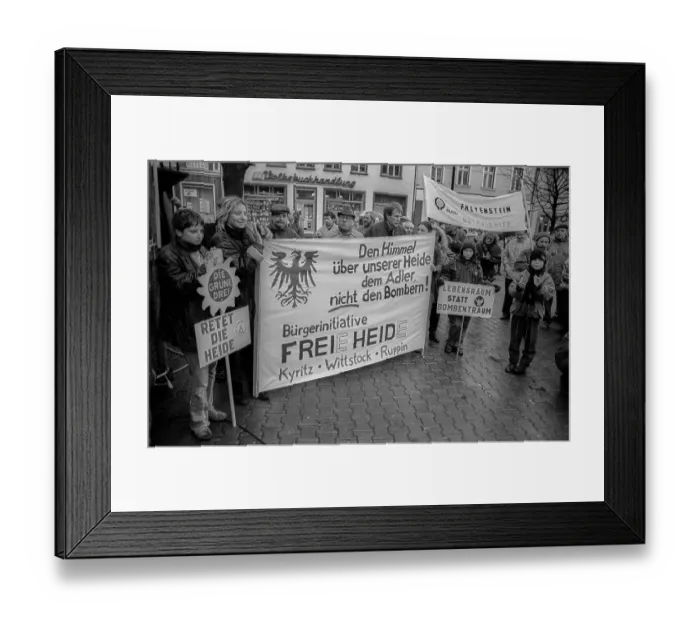 Framed Print : Germany, Wittstock, 14.11.1992