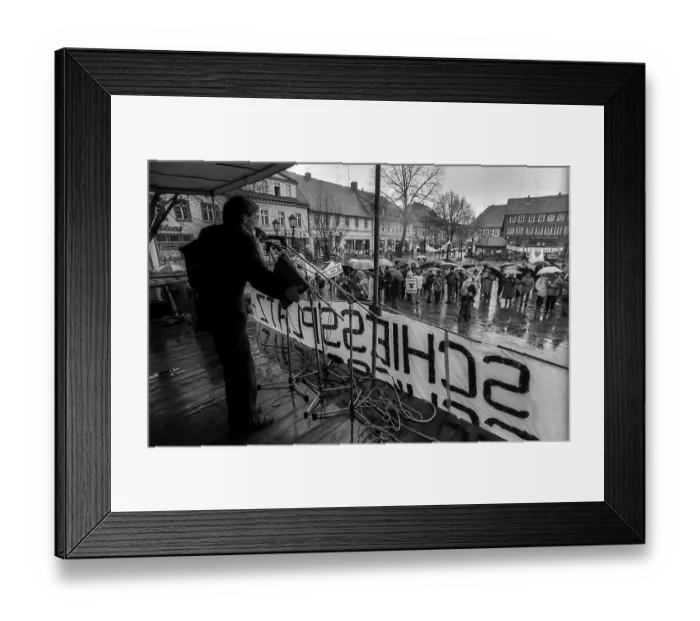 Framed Print : Germany, Wittstock, 14.11.1992