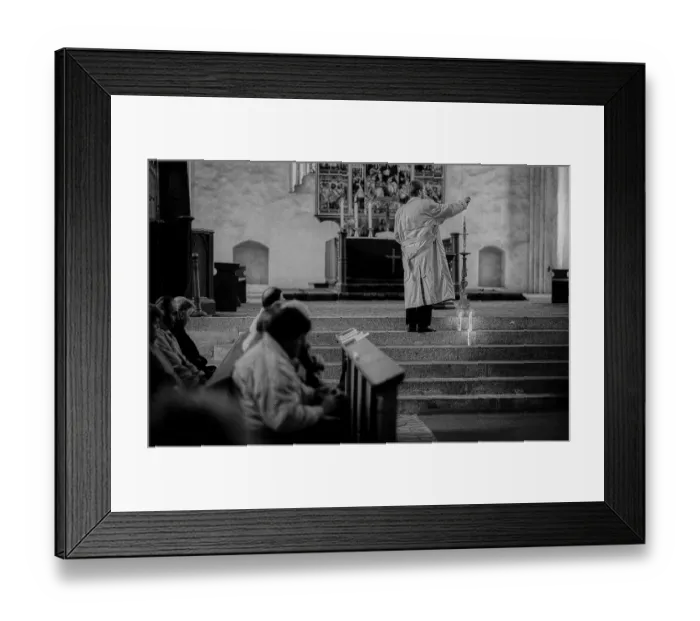Framed Print : Germany, Wittstock, 14 November 1992