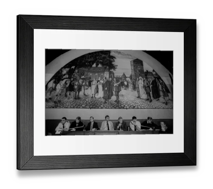 Framed Print : Germany, Wittstock, 14 November 1992 Framed Print : Germany, Wittstock, 14 November 1992