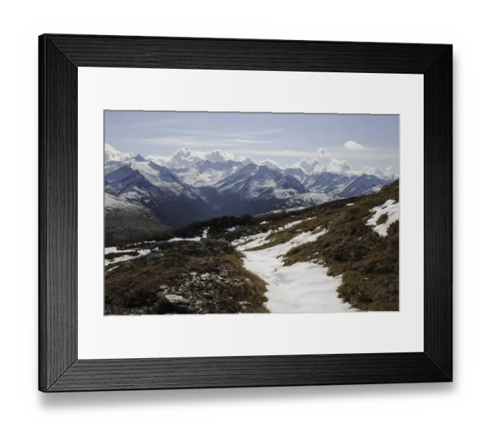 Framed Print : Konigsleiten, Reichenspitze Group