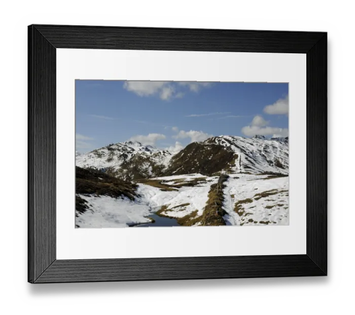 Framed Print : Konigsleitenspitze, Konigsleiten