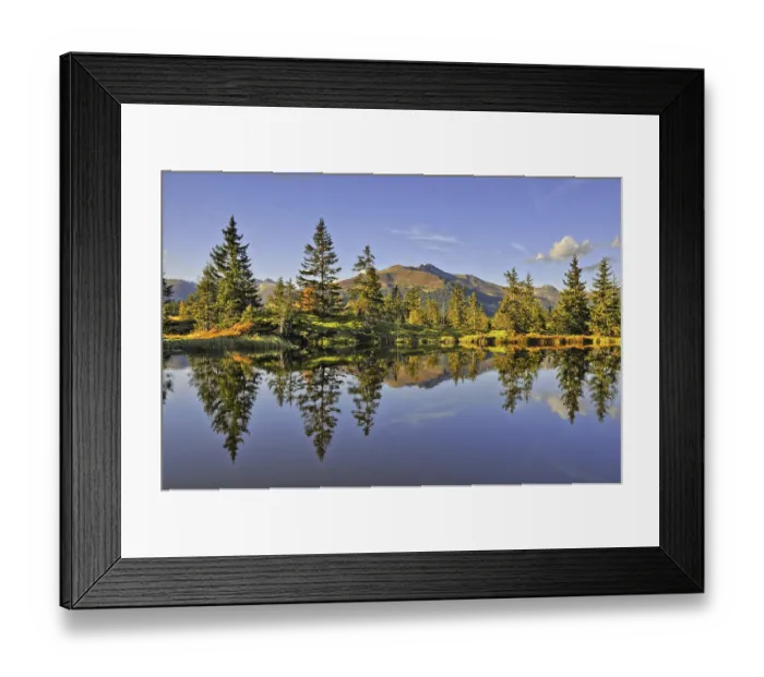 Framed Print : Lake, pond, mountain lake, Zillertal
