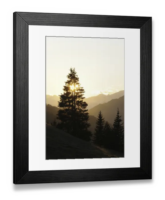 Framed Print : Evening, mountains, mountain, mountain