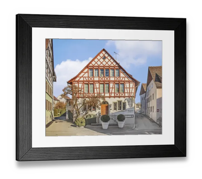 Framed Print : Old Town, Uberlingen am Lake Constance Old Town Framed Print : Old Town, Uberlingen am Lake Constance Old Town