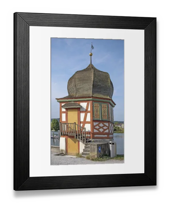 Framed Print : Turret on the banks of the Rhine Stein am Rhein Framed Print : Turret on the banks of the Rhine Stein am Rhein