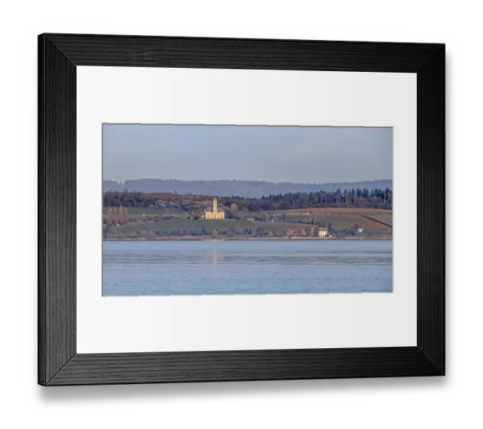 Framed Print : The Birnau pilgrimage church is located on Lake Uberlingen Framed Print : The Birnau pilgrimage church is located on Lake Uberlingen