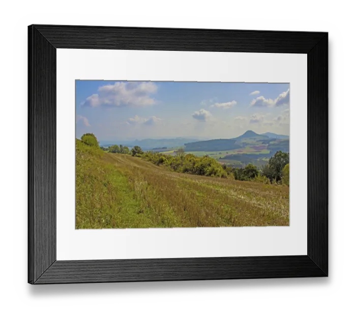 Framed Print : The Hohenkrahen and the Hohentwiel are in the background on the left! The Hohenkr Framed Print : The Hohenkrahen and the Hohentwiel are in the background on the left! The Hohenkr