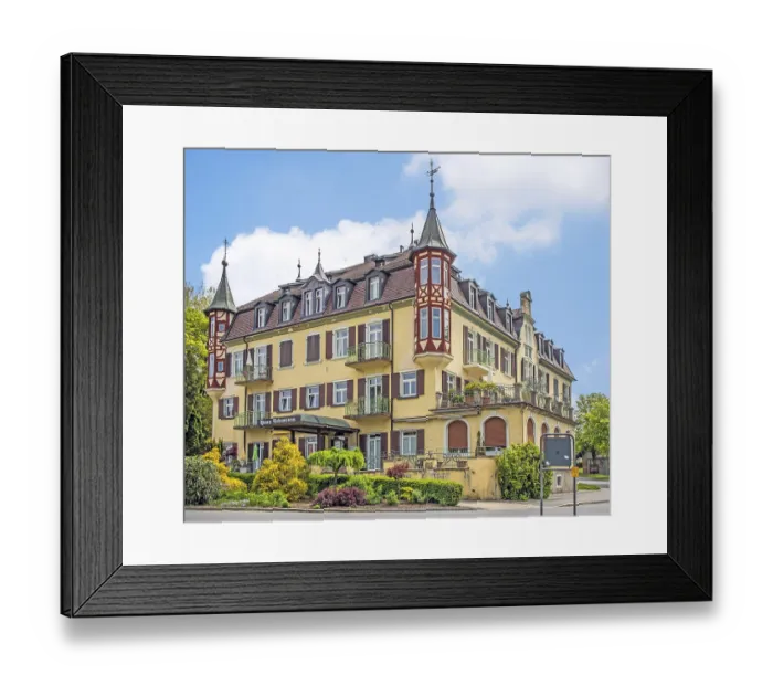 Framed Print : Hohenstein House, Heiligenberg, Linzgau