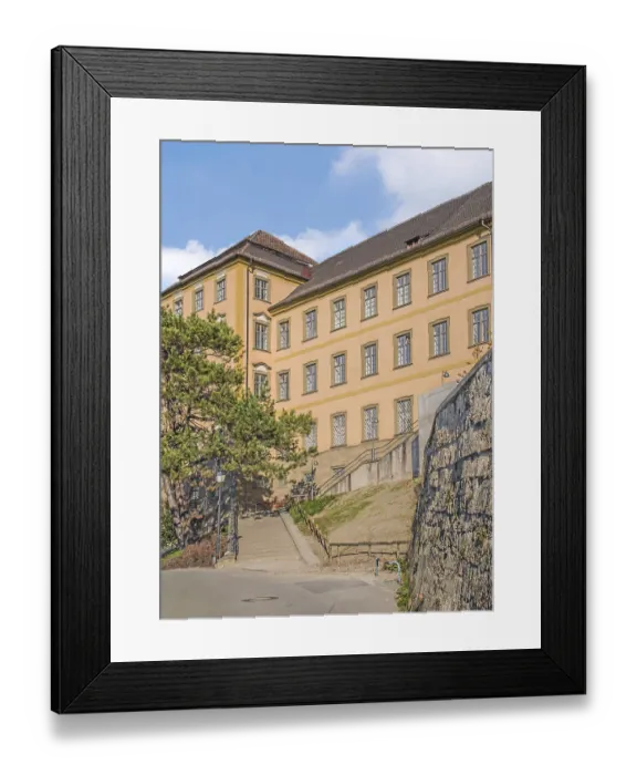 Framed Print : Building of the extensive monastery complex Basilika Weingarten Framed Print : Building of the extensive monastery complex Basilika Weingarten
