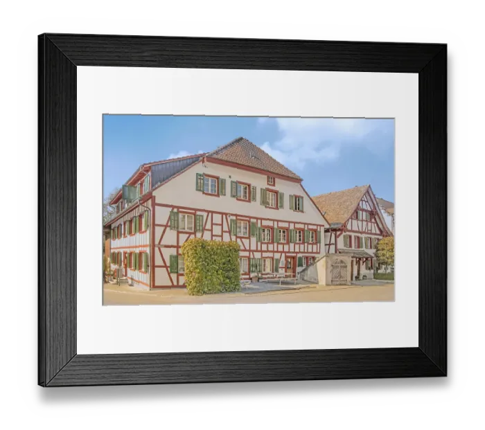 Framed Print : Bulach, Canton of Zurich