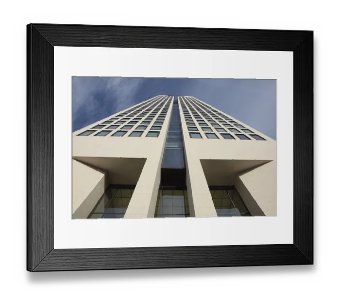 Framed Print : High-rise building, Frankfurt, skyscrapers Framed Print : High-rise building, Frankfurt, skyscrapers