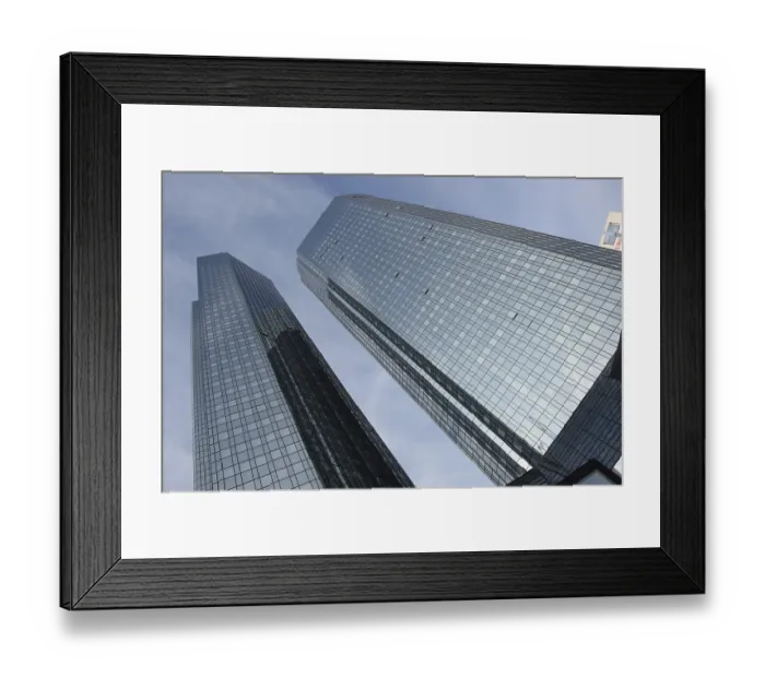 Framed Print : High-rise building, Frankfurt, skyscrapers Framed Print : High-rise building, Frankfurt, skyscrapers