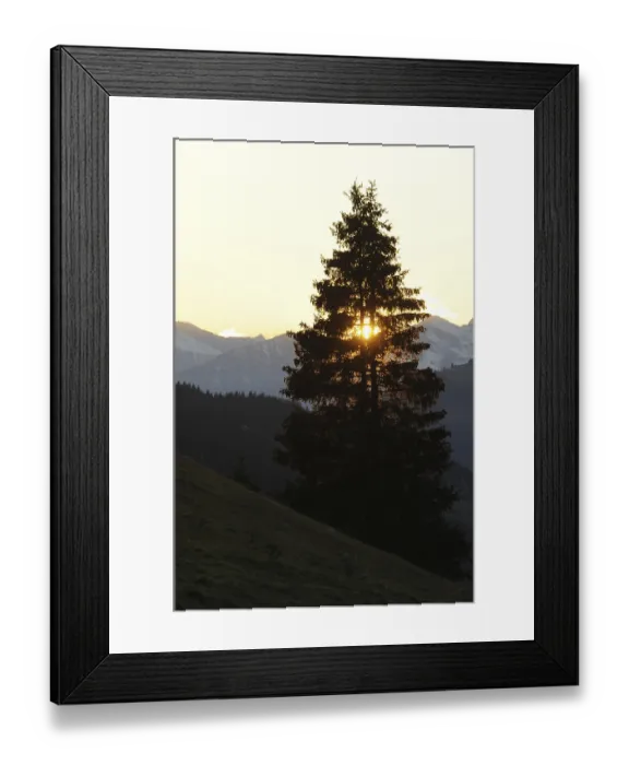 Framed Print : Evening, mountains, mountain, mountain