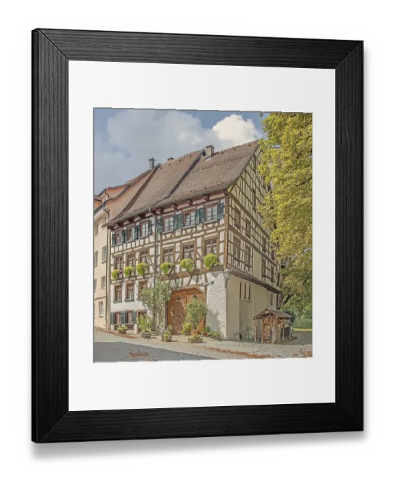 Framed Print : Rottweiler old town