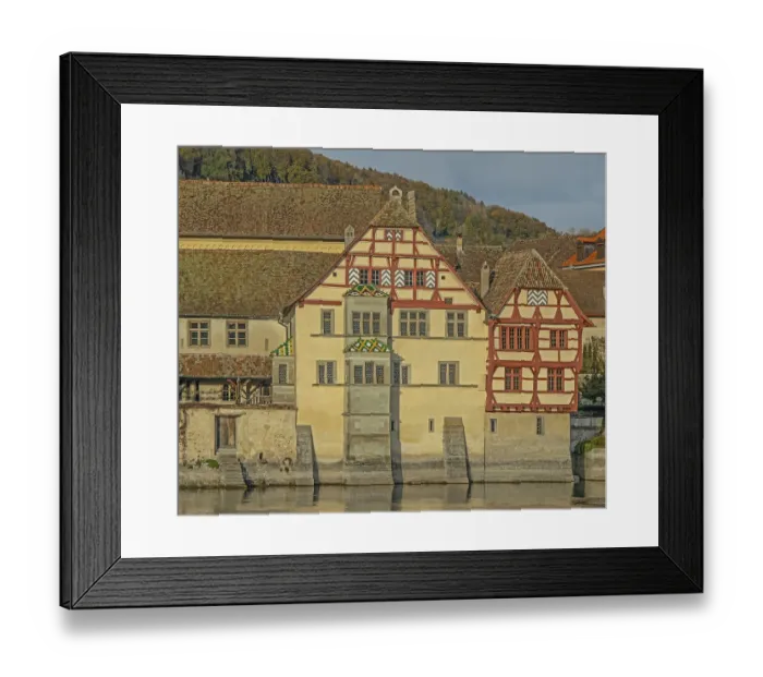 Framed Print : St. Georgen Abbey, Stein am Rhein