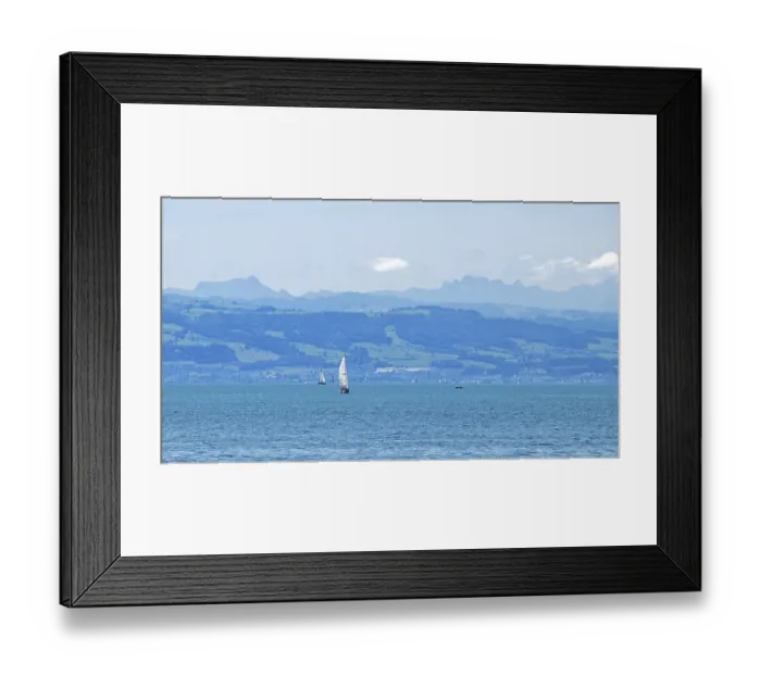 Framed Print : Lake Constance near Friedrichshafen