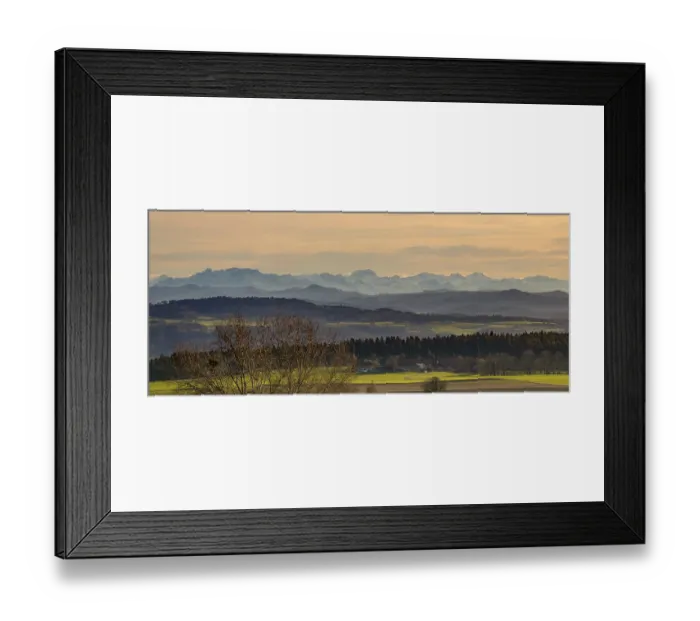Framed Print : Swiss alpine panorama with Hausstock Framed Print : Swiss alpine panorama with Hausstock