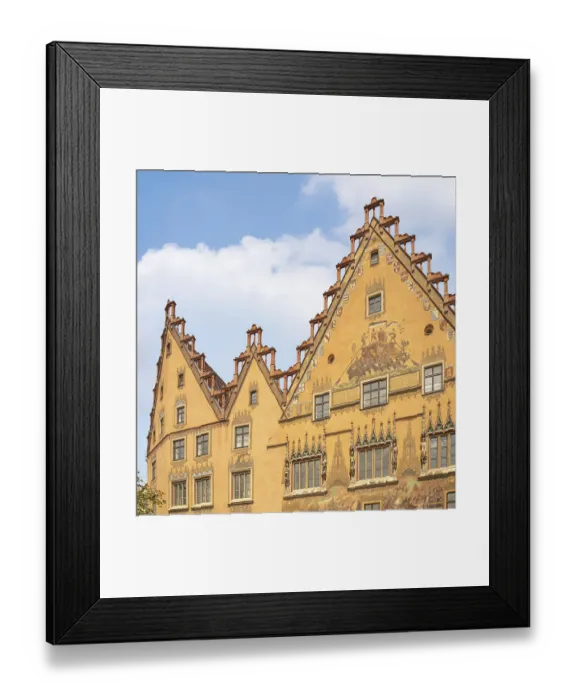 Framed Print : Ulm City Hall on the Danube Framed Print : Ulm City Hall on the Danube