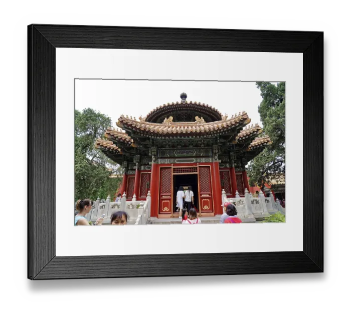 Framed Print : Visit to a traditional building with beautiful architecture Framed Print : Visit to a traditional building with beautiful architecture