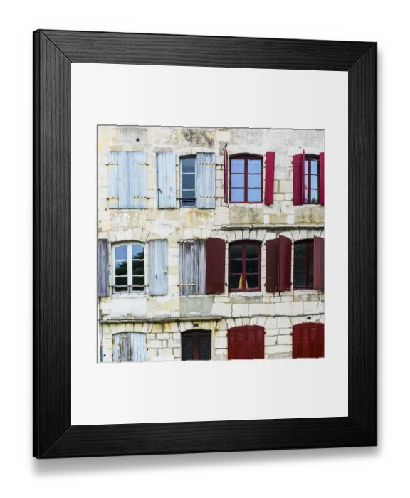 Framed Print : Classic european architecture in France