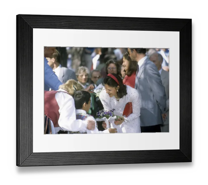 Framed Print : Drottning Silvia 1993 Queen Silvia of Sweden