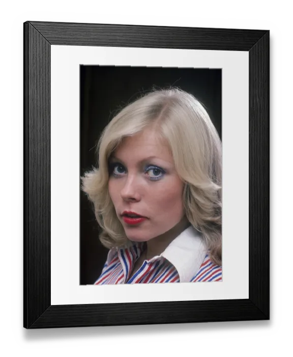 Framed Print : Leena Skoog (1951-1998) Swedish model and actress