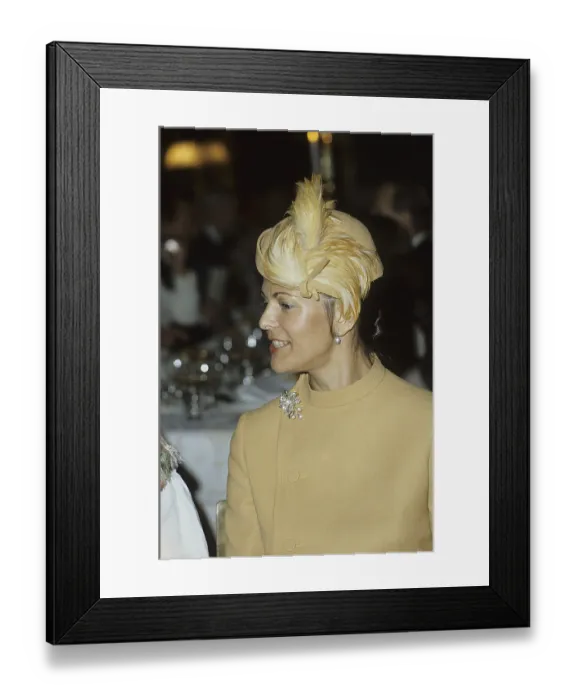 Framed Print : Drottning Silvia 1981 Queen Silvia of Sweden