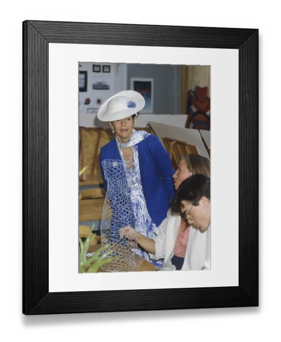 Framed Print : Drottning Silvia 1985 Queen Silvia of Sweden Framed Print : Drottning Silvia 1985 Queen Silvia of Sweden