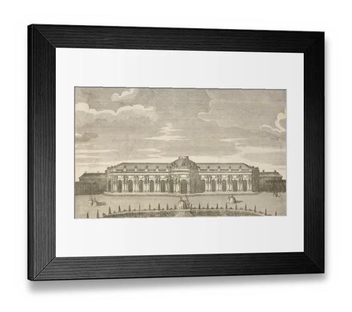 Framed Print : Royal pleasure palace Sanssoucy