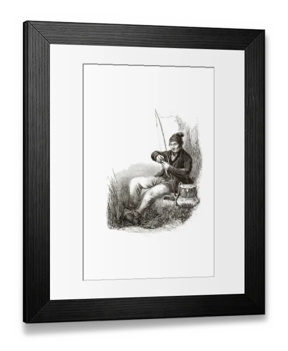 Framed Print : Types from Holland around 1841 Framed Print : Types from Holland around 1841