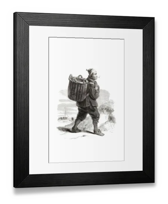 Framed Print : Types from Holland around 1841