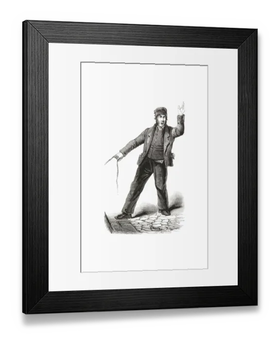 Framed Print : Types from Holland around 1841 Framed Print : Types from Holland around 1841