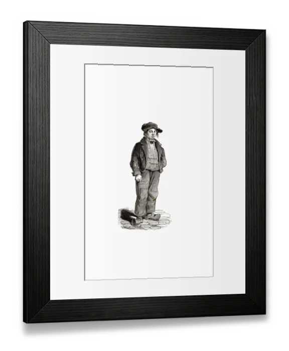 Framed Print : Types from Holland around 1841