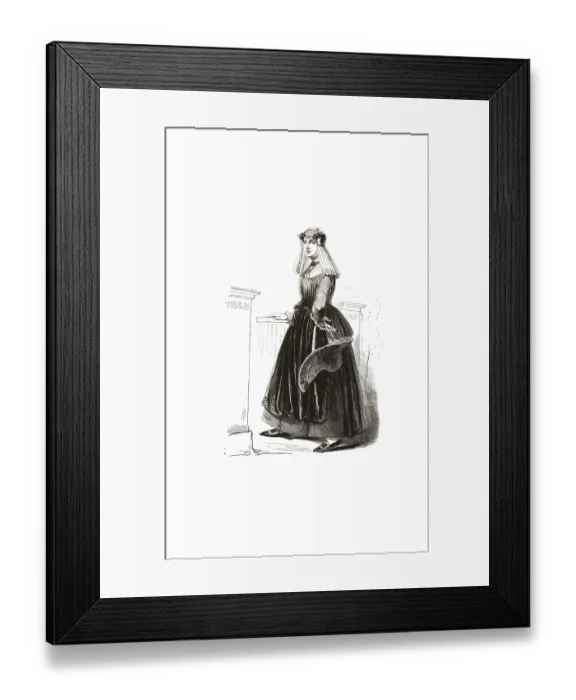 Framed Print : Types from Holland around 1841